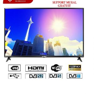 Smart TV LED 40 Pouces - Wifi + Support Intégré