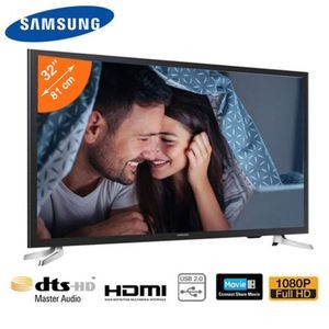 Samsung TV LED 32" - HD - HDMI - USB - Noir - 12 mois de garantie
