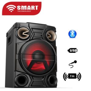 Système Audio Avec Haut-parleur Multimédia - STHP-782M - Radio FM - USB - Carte SD - MP3 - Noir