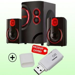 Home cinéma/ Woofer Leadder Sp-230 Bluetooth /Mp3 /Usb/Card - Noir + Clé USB 16Go