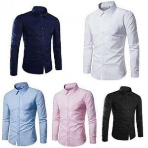 Chemises Homme - Multicolore - 5 Pièces