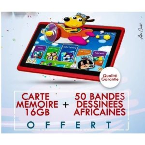 Tablette Éducative BéBé Tab B32 - 1Gb/16GB - 7" - Etui + 17 Jeux - Offert
