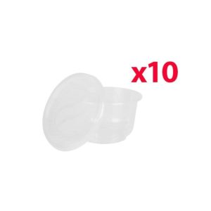 Boite Ronde Transparente 120ml X 10