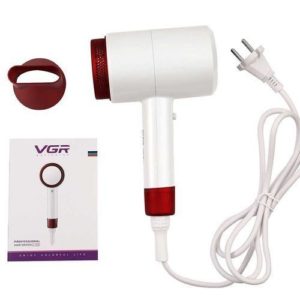 Sèche-Cheveux Double Tensions - VGR - V-405 - Rouge/Blanc