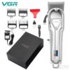 Tondeuse de luxe à cheveux rechargeable VGR V-140 - Argent