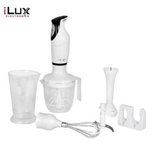 Ilux Mixeur Plongeant Multifonctions LX-05 - 700 Ml - Blanc