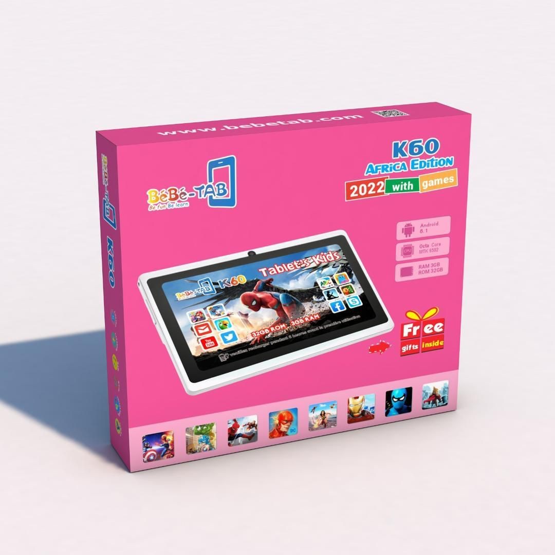 BEBE TAB Tablette Educative – K60- 2Giga RAM 32 Giga Stockage +