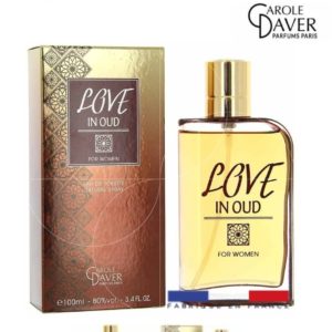 Authentique CAROLE DAVER - EAU DE TOILETTE FEMME - LOVE IN OUD - 100ML~100ml ~ Saint Valentin