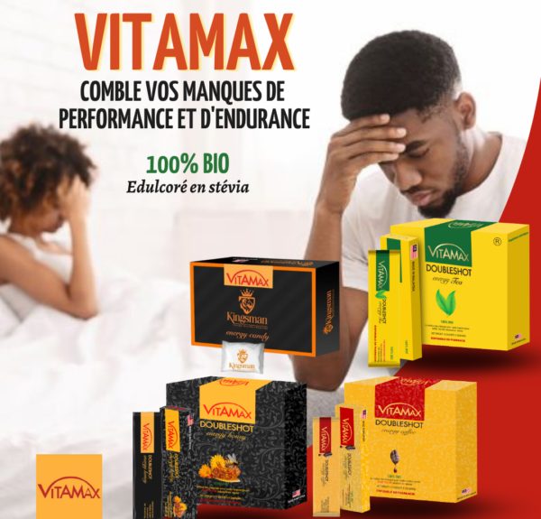 Pack de 4 VitaMax endurance homme - (kingsman - Miel - café et thé) - Aphrodisiaque