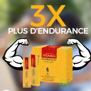 Lot de 2 VitaMax Café Double Shot Endurance homme - Energie - Appétit sexuel - Aphrodisiaque