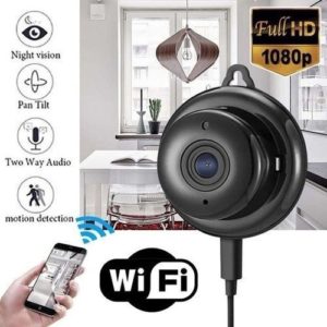 V380 - Mini Caméra De Surveillance - Wifi -1080p - IP - CCTV - Noir
