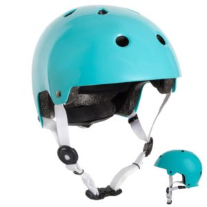 Oxelo Casque De Protection enfant - Skate - Vélo - Trottinette - Turquoise
