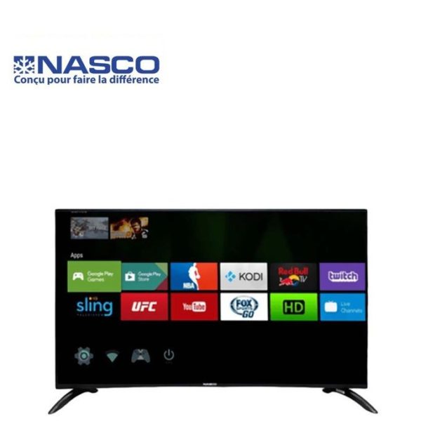 Nasco TV LED 50'' - LED_NAS-J50FUS-AND - SMART - ANDROID 11 - 4K UHD - SLIM TV - Noir