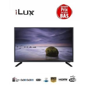 Ilux TV LED 24 Pouces Full HD Noir - Garantie 6 Mois
