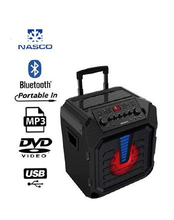 Enceinte bluetooth portable H-30 - USB ,Radio FM ,AUX, MIC - 30 W - Noir