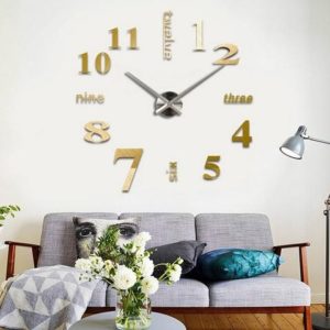 Horloge Moderne 3D Petit format (Beau Décor Pour Maison, Bureau Etc...)