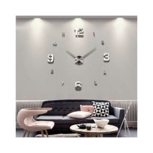 Horloge Moderne 3D Grand format (Beau Décor Pour Maison, Bureau Etc...)