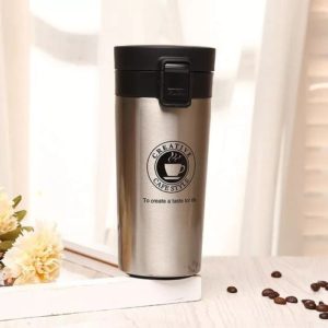 Tasse Thermos Isotherme - Café Style - Gris