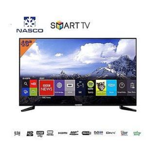 Smart TV LED - 43 Pouces-Wifi - HD - USB - HDMI - - Noir - Garantie 12 Mois