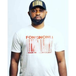 T-shirt Fongnonli Code Barre+caquette - Coton