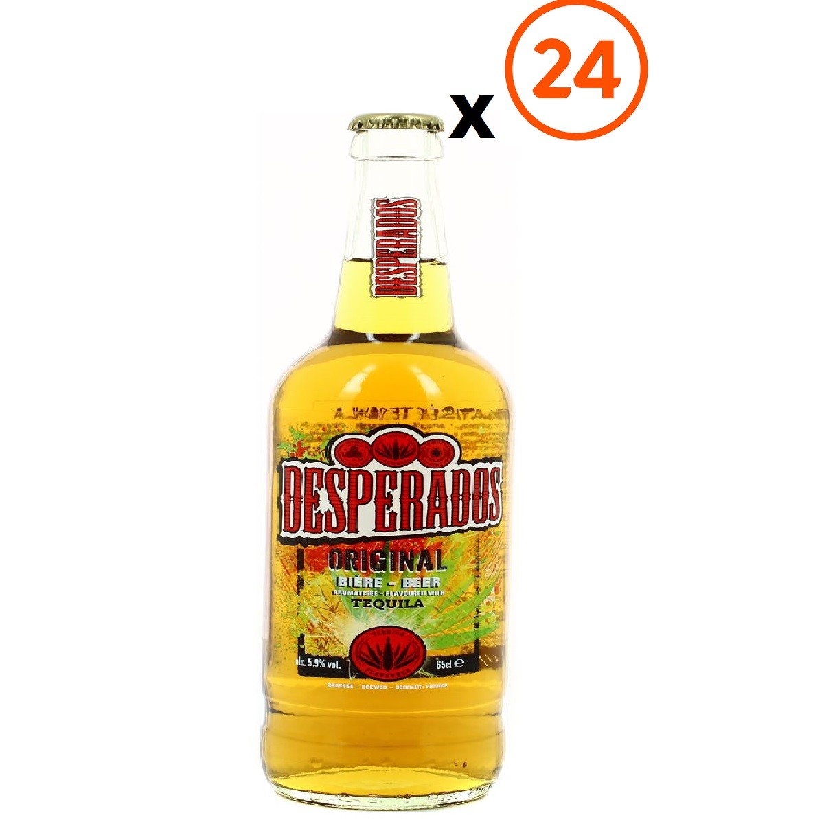 24 Bières aromatisées Téquila DESPERADOS – 33cL - Ivoirshop - Site
