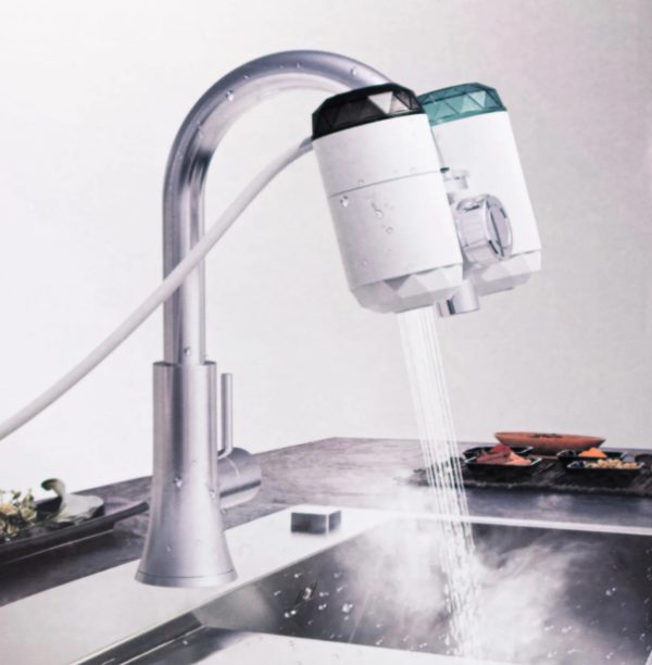 Filtre + Chauffe-eau électrique instantané multifonctionnel 2 en 1