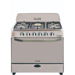 Ilux Cuisinière Electrique 5 Feux LX-80SS - Inox