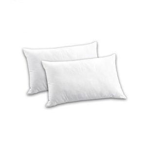 Confort Paire D'oreillers - Antiallergique En Polyester - Blanc