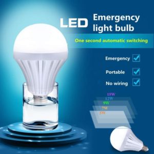 Ampoule De Secours LED - Rechargeable Et économique - Blanc