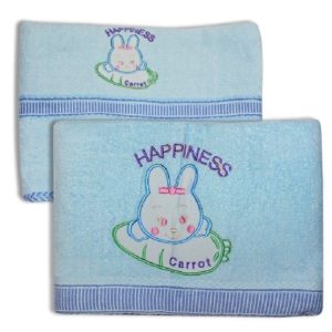 Kit de 2 serviettes pour bébé – Bleu