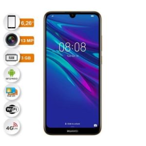 Huawei Y7 Prime( 2019) - 4G - 6.26" - 2XSim - 13Mpx - 3/64Go - Or - Garantie 12 Mois