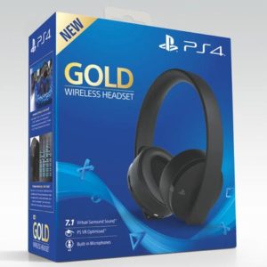 Casque PS4 Sans Fil - Gold Edition - Noir